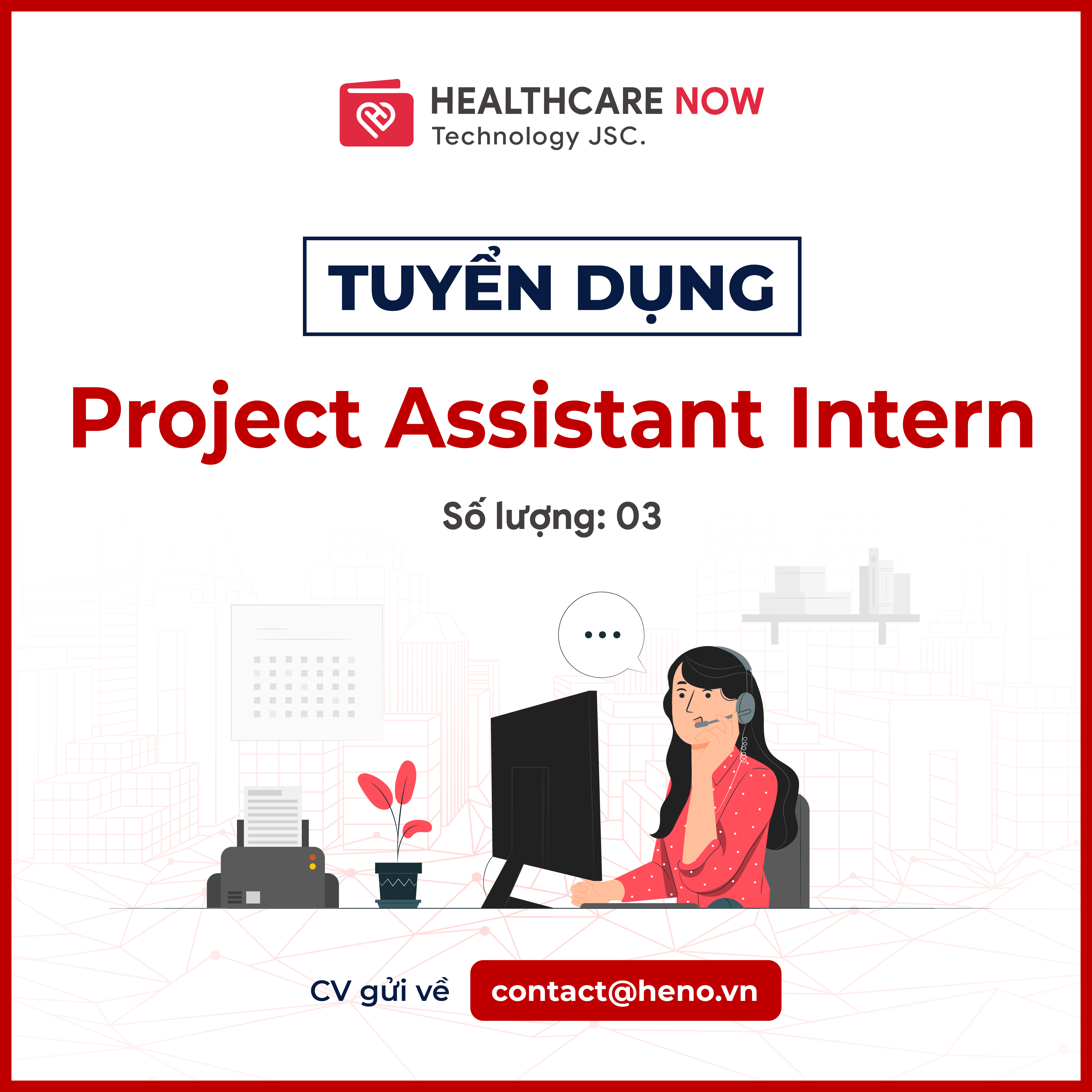 HENO_Tuyển dụng Project Assistant Intern